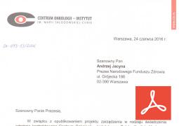 Pismo PKMP i COI do prezesa...